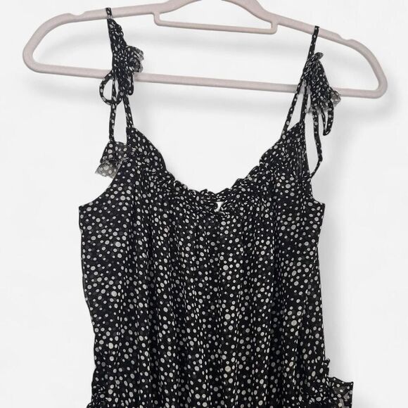 Misa Los Angeles Helena Polka Dot romantic girly Mini Dress ✨ Y2K Goth Grunge XS - Picture 5 of 8